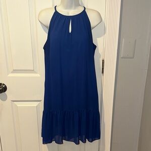 Roz & Ali Blue Halter Wedding Dress